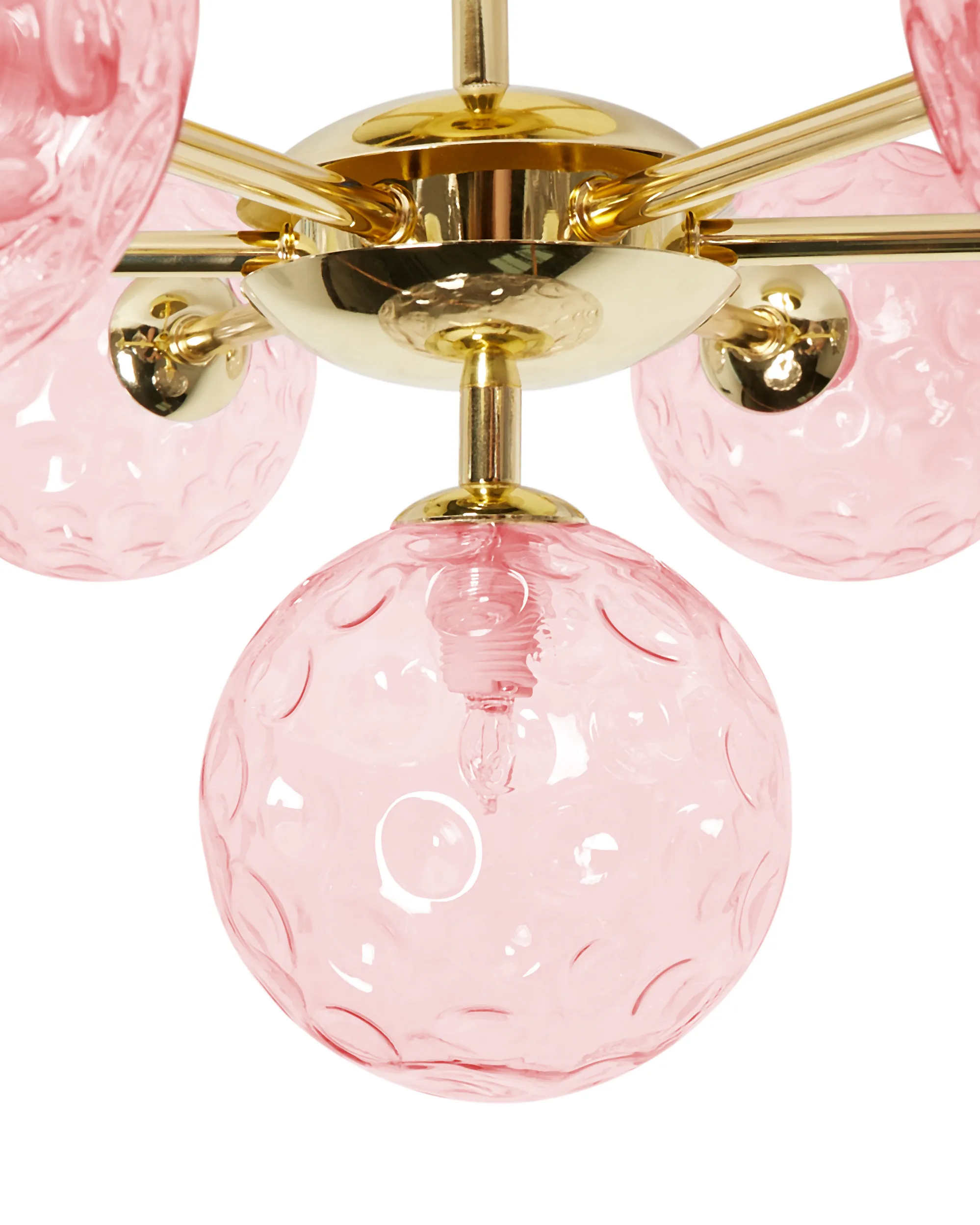 Plafondlamp ANADYR Glas Roze