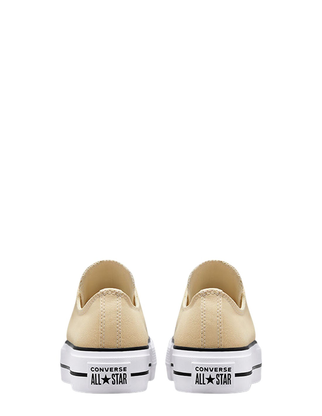 converse Sneakers compensées Femme ctas lift ox Beige