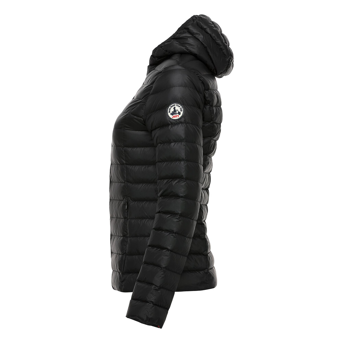 JOTT<br>Jaqueta acolchoada de plumas com capuz e zíper Cloe