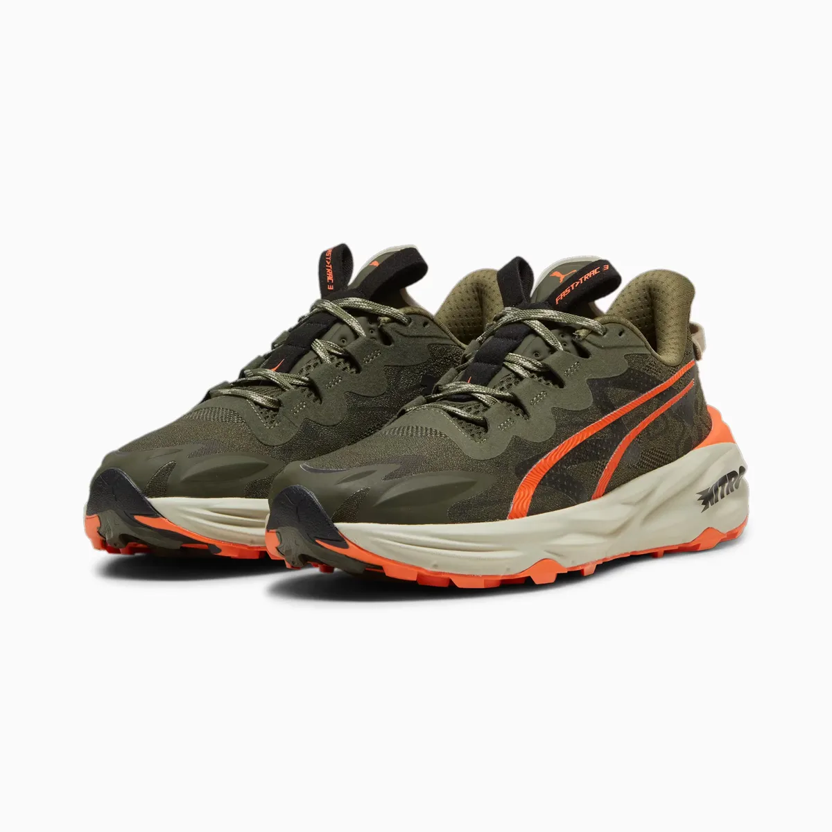 Puma Fast-Trac Nitro 3 Dark Olive-flame Flicker-desert Dust