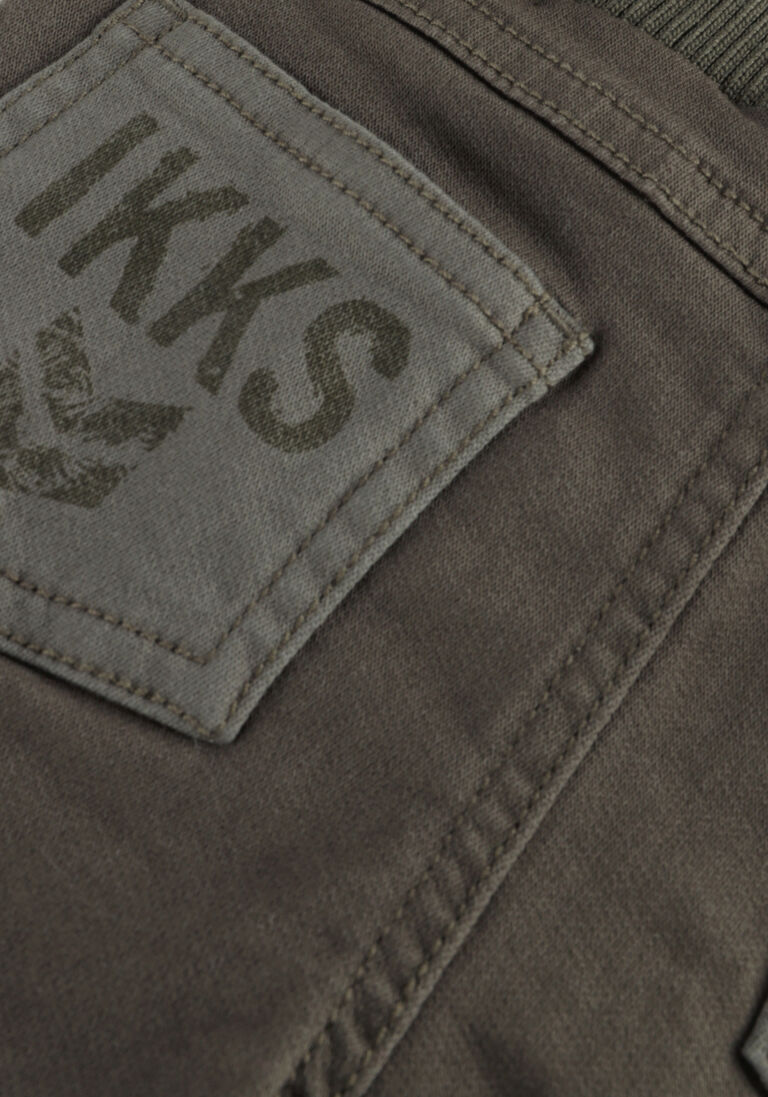IKKS khaki ikks  pant. knitlook