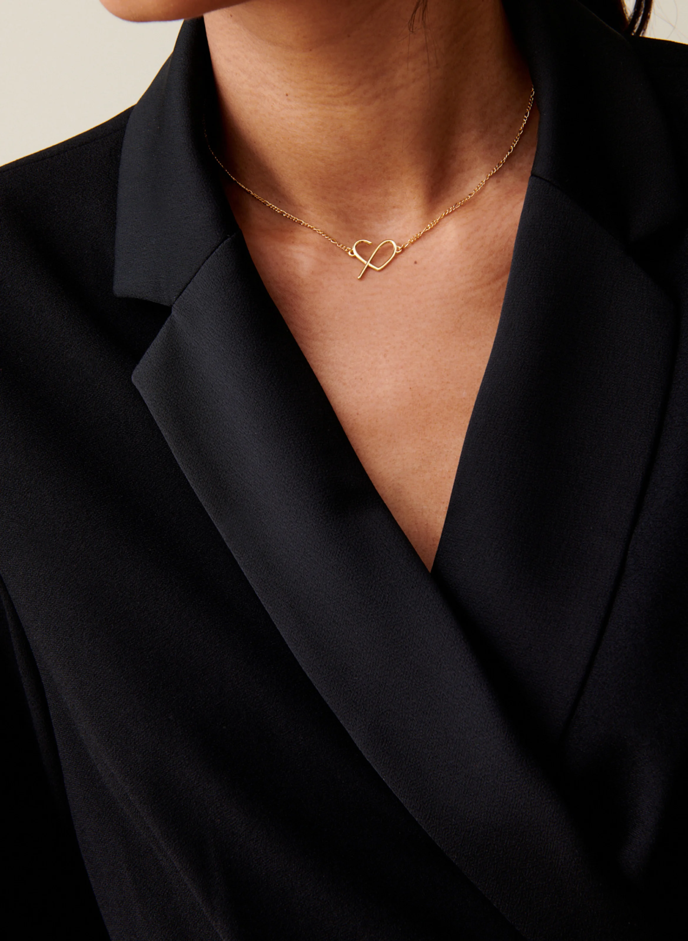 Manteau droit col tailleur| Noir