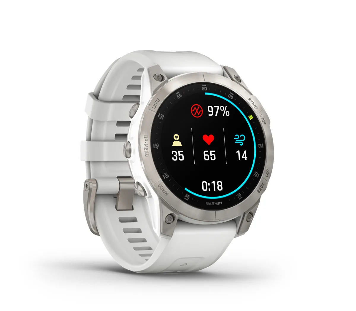 Garmin Epix Generation 2 Sapphire Silver/White
