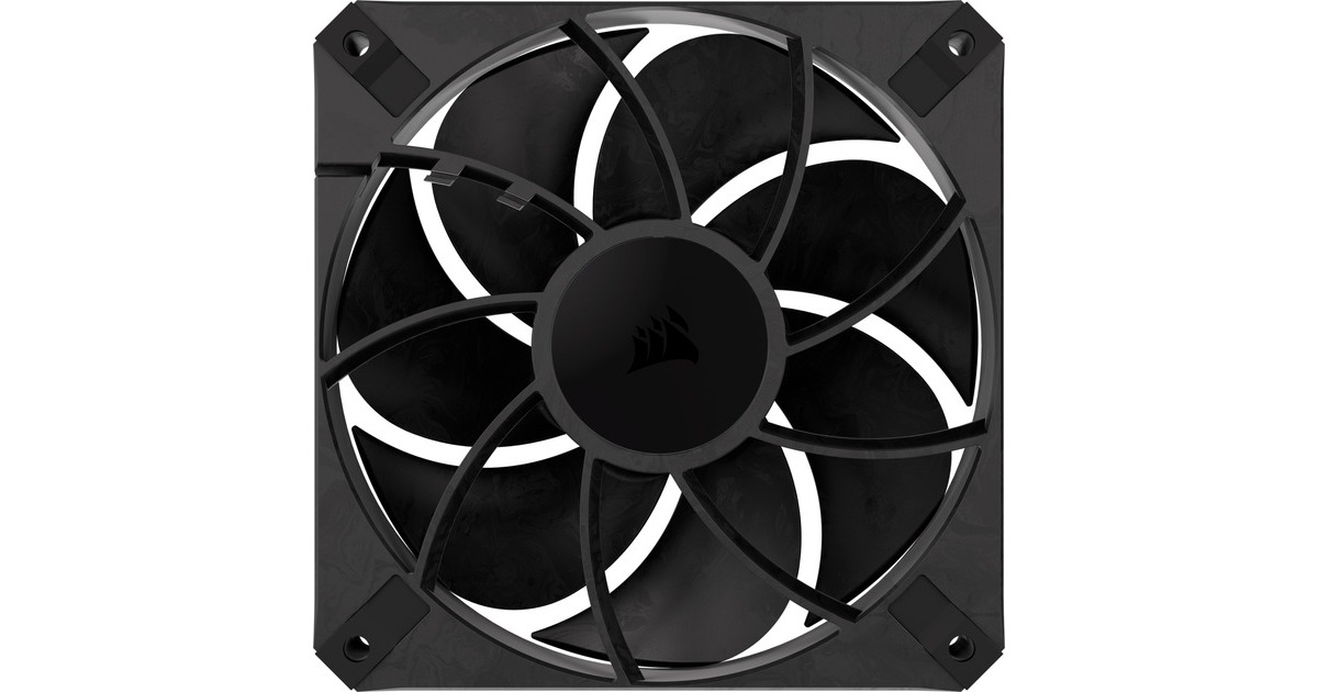 CorsairRS120 MAX Thick case fan  (Zwart, 120 x 120 x 30 mm, PWM)