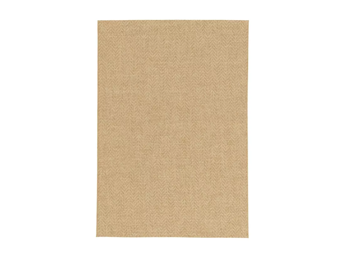 Tapis intérieur/extérieur effet jute coloris naturel. 200 x 290cm stabilisé aux UV