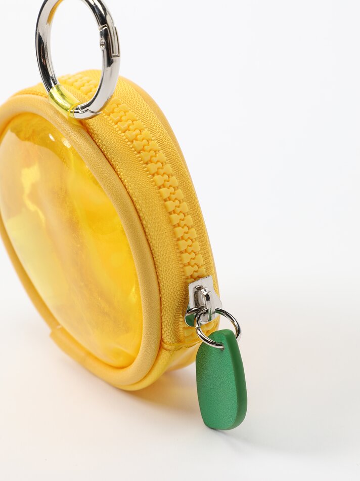 Porta-moedas em formato de limão - Amarelo