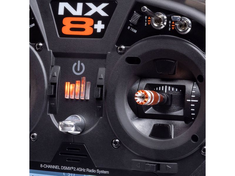 Spektrum Fernsteuerung NX8  20-Kanal DSMX (nur Sender) Professioneller 20-Kanal-Sender für Modellflugzeuge
