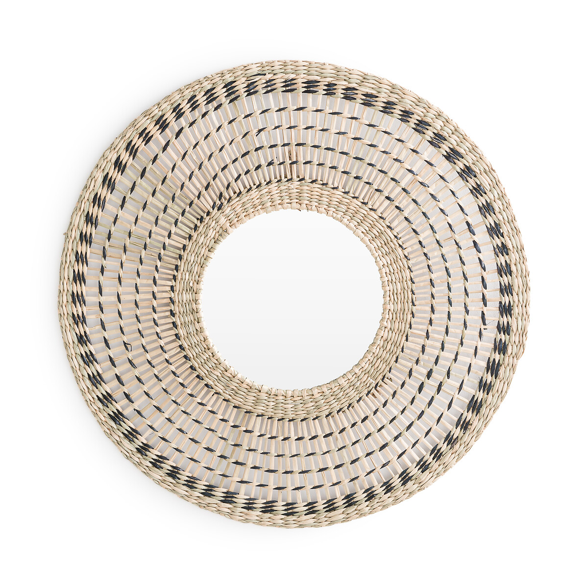 LA REDOUTE INTERIEURS<br>Espelho redondo em herbário Ø50 cm, Macio