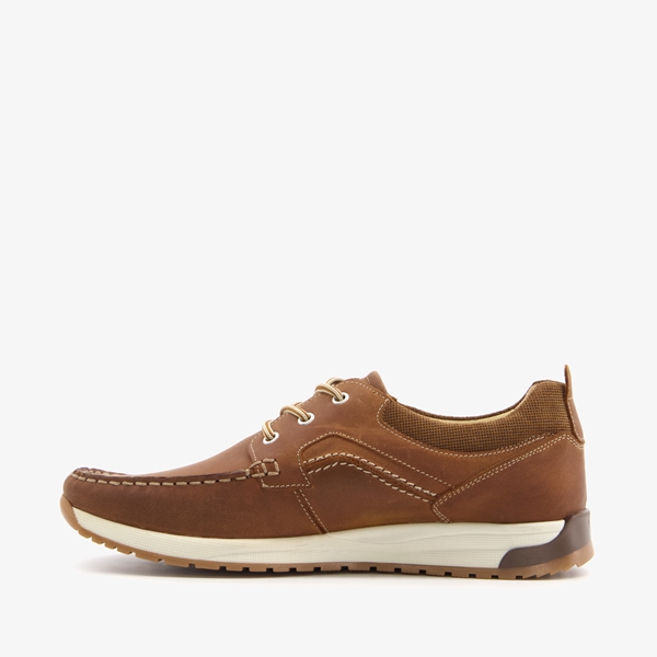 Van Beers leren heren veterschoenen bruin