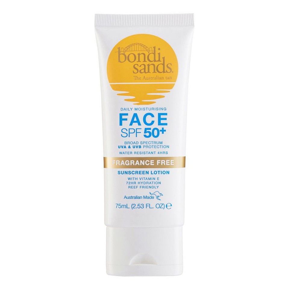 Bondi Sands - SPF 50+ Fragrance Free Face Sunscreen Lotion 75 ml - Solcreme