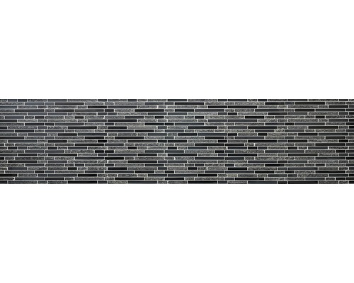 Glasmozaïek met natuursteen XCM MV798 grijs/zwart 29,8x33,8 cm
