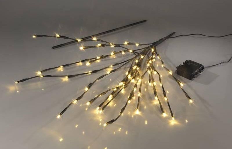 Verlichte Boom - 110cm - 80 LED's - Warm wit - timer