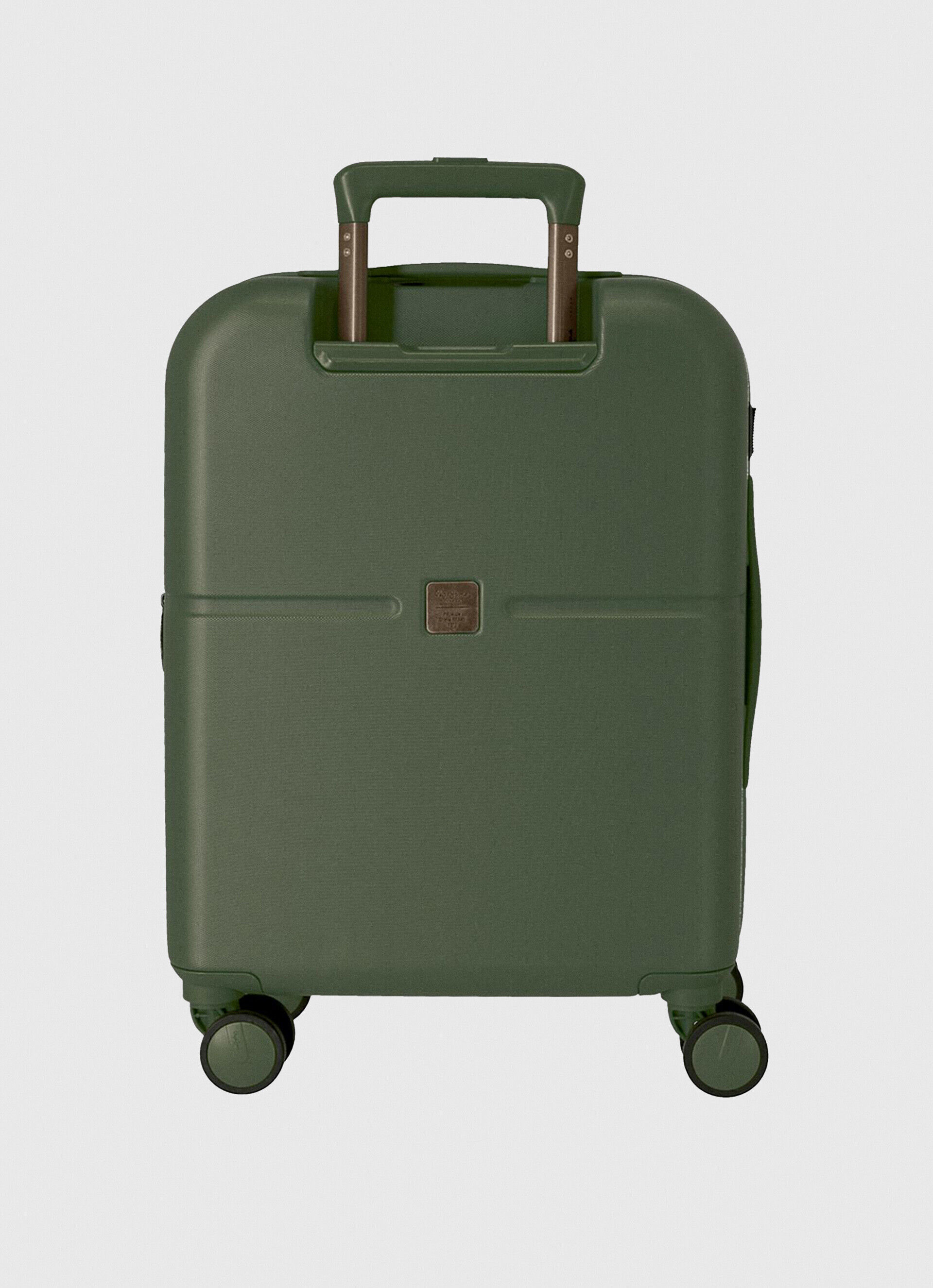 Mala de viagem com rodinhas em ABS, 55 cm - verde-oliva, tamanho único