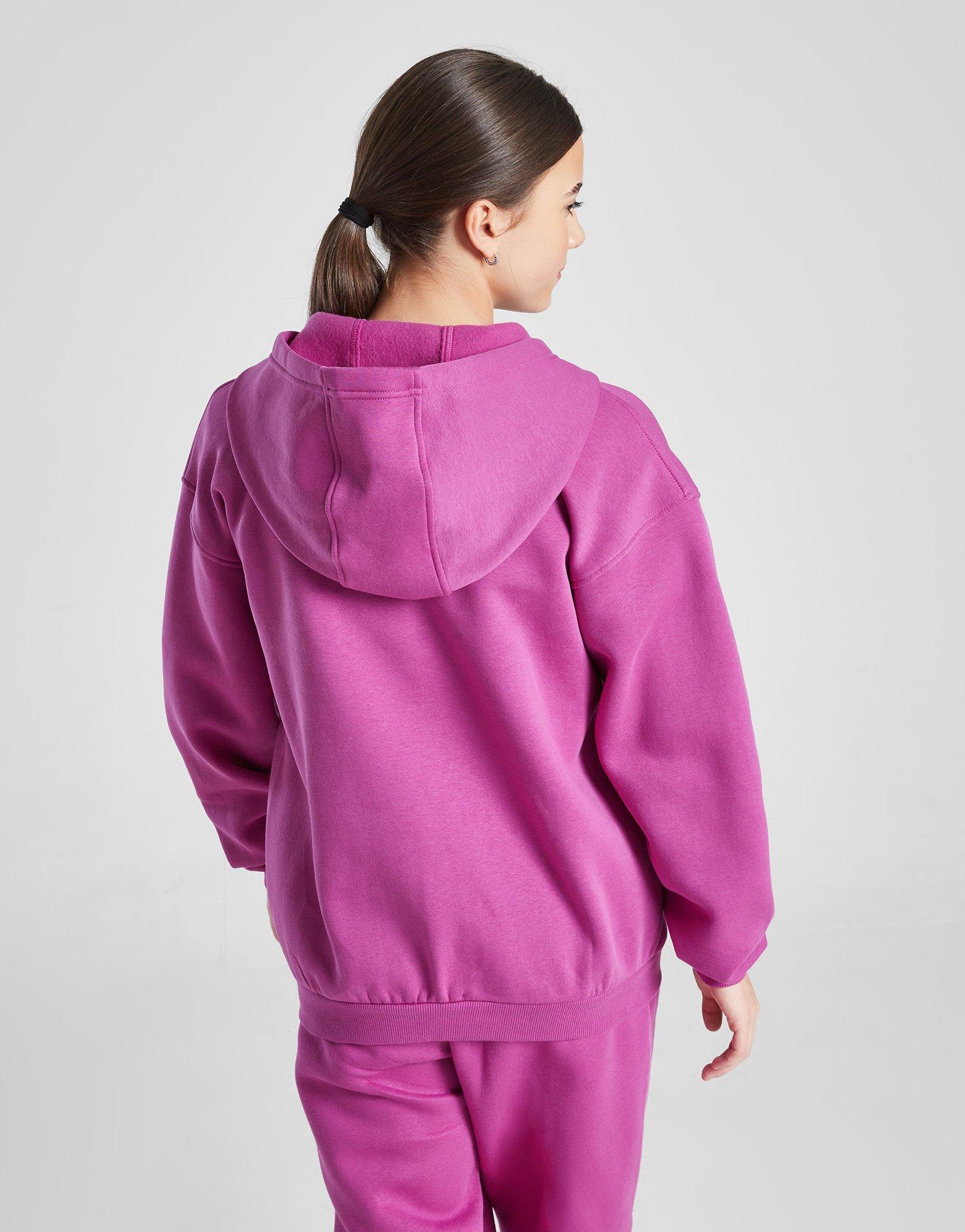 Nike Girls' Club Full Zip Oversized Hoodie Junior