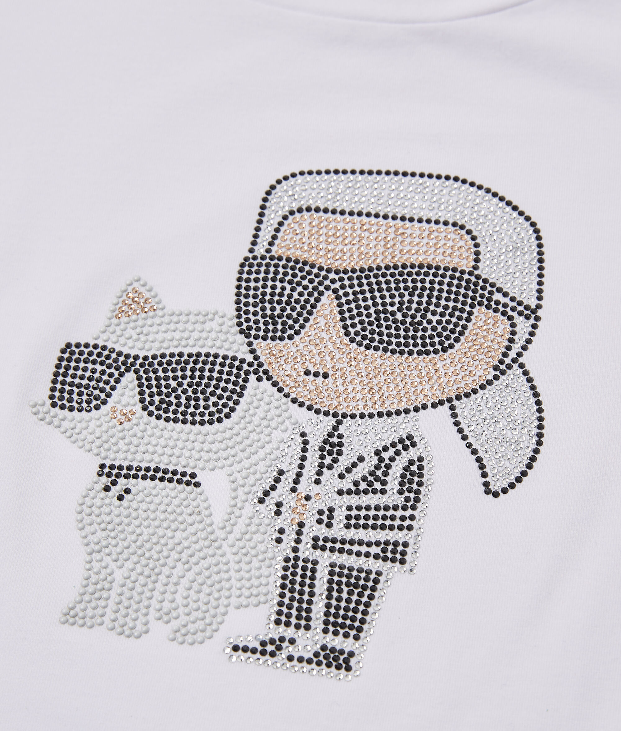 T-shirt en strass pour fille K/Ikonik