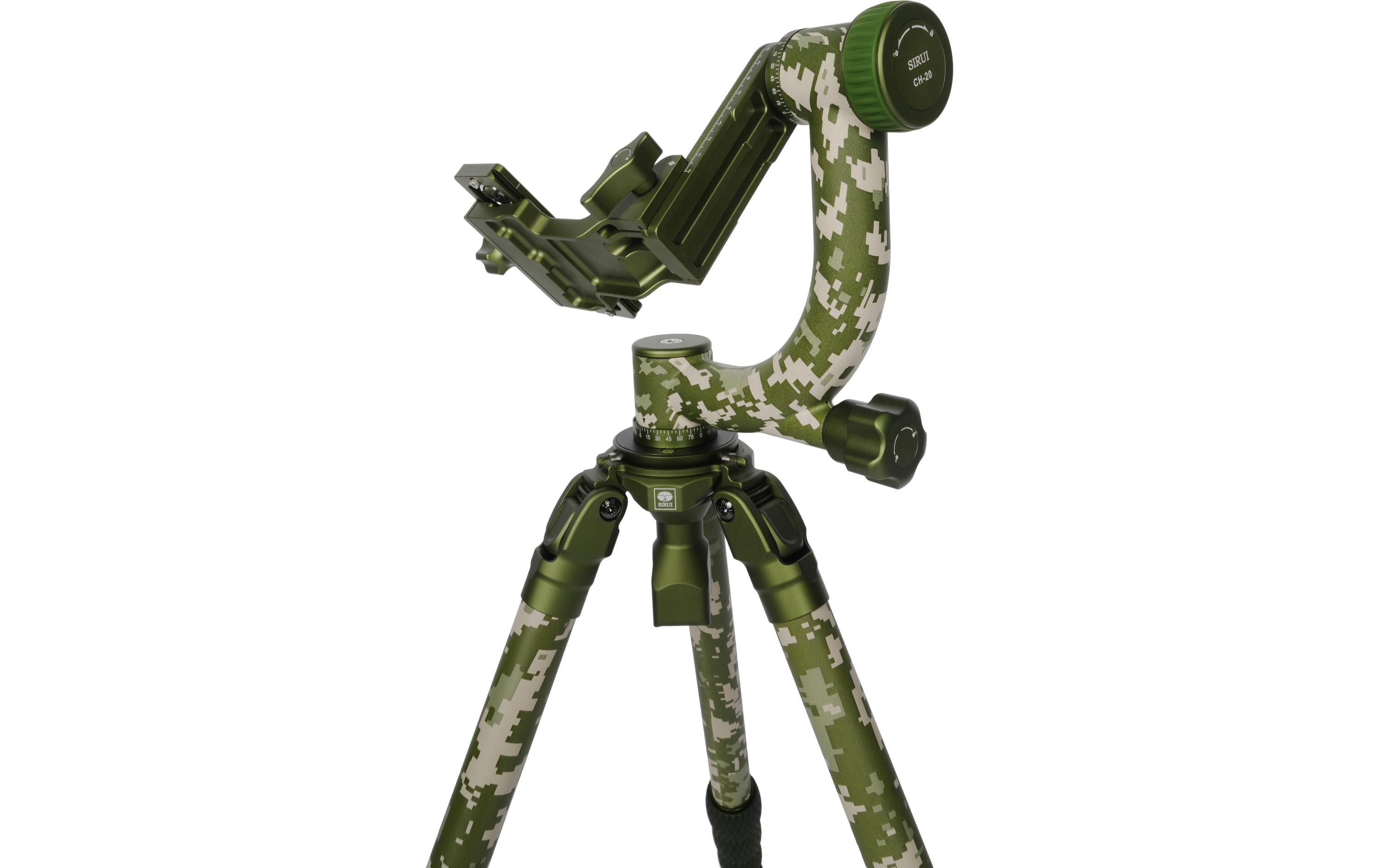 Stativ Explorer CT-3204 mit CH20 Camouflage<br>Robustes Outdoor Stativ