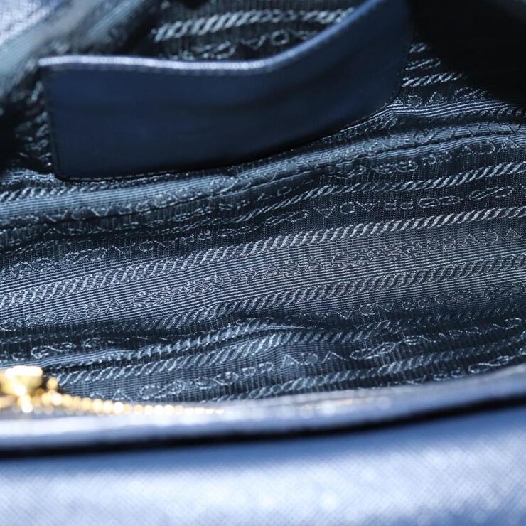 Prada Vintage Prada Tessuto Navy