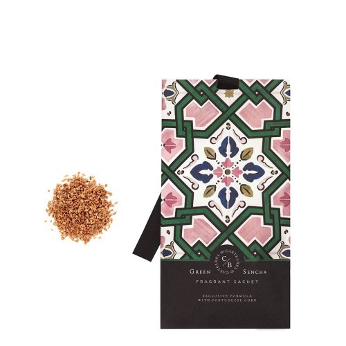 Castelbel Tile Collection Green Sencha Saqueta Perfumada