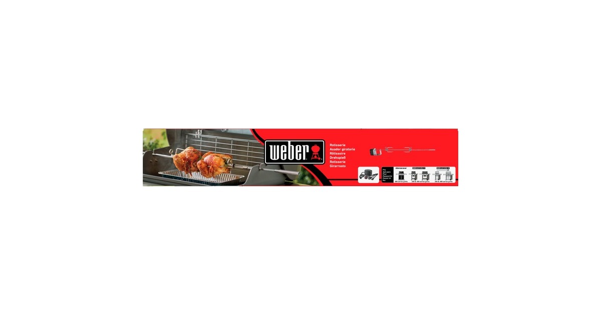 WeberBraadspit - Genesis II 200/300 serie rotisserie