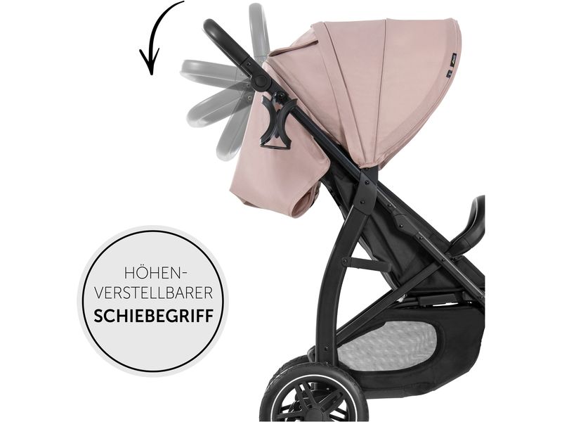 Hauck Buggy Rapid 4D Dusty Rose Stylischer Buggy für Stadt und Land