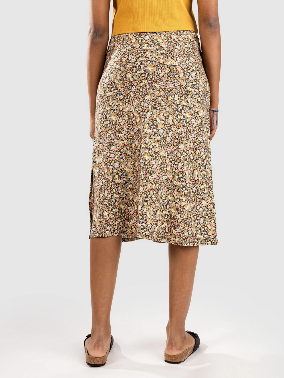 RVCA Beta Midi Skirt black