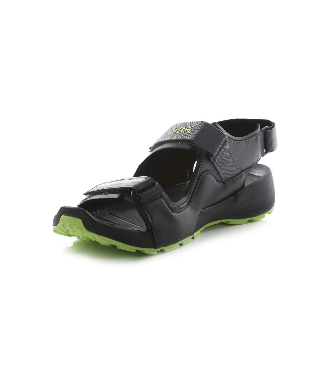 Regatta - Sandales SAMARIS - Homme (Noir / Vert clair) - UTRG7759
