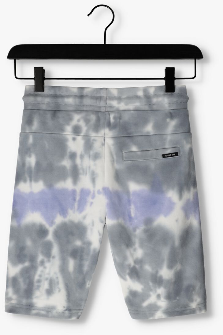 RETOUR lichtgrijze retour korte broek evan