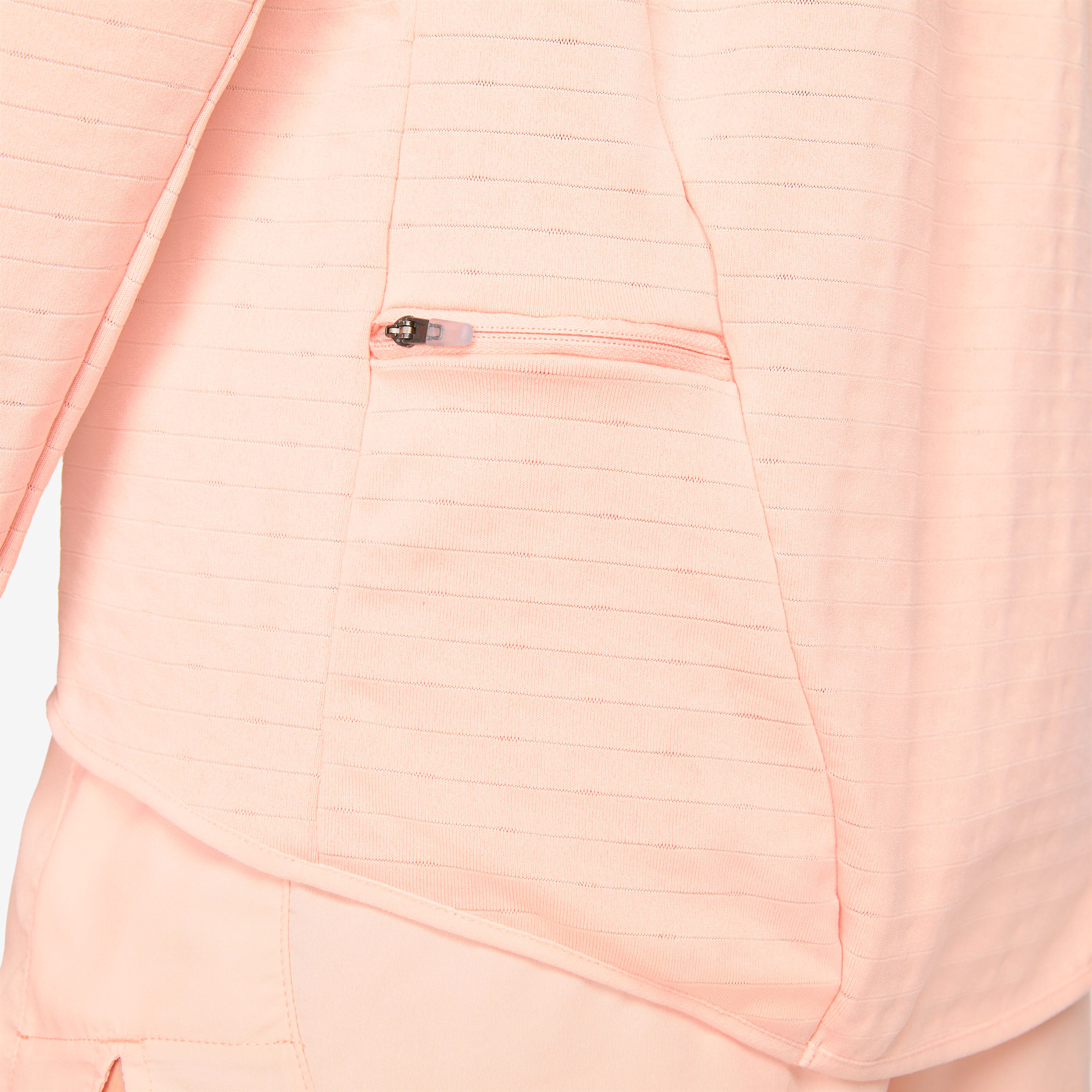 Nike Therma-Fit Element Half-Zip Top De Course Femmes - Corail , Gris