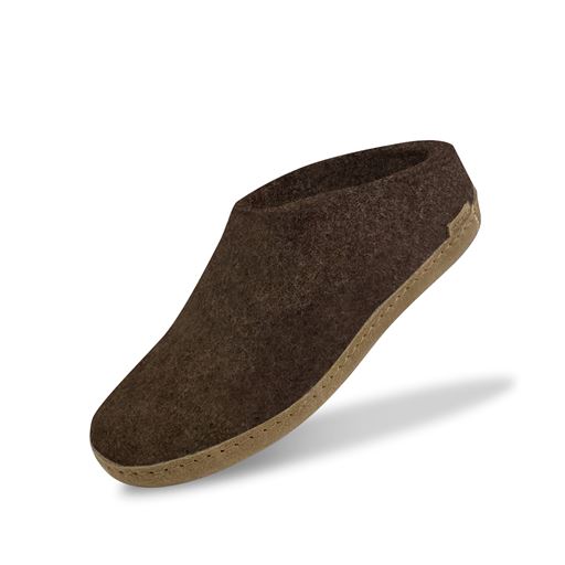 Glerups Slip-on Hjemmesko, Nature Brown, 45