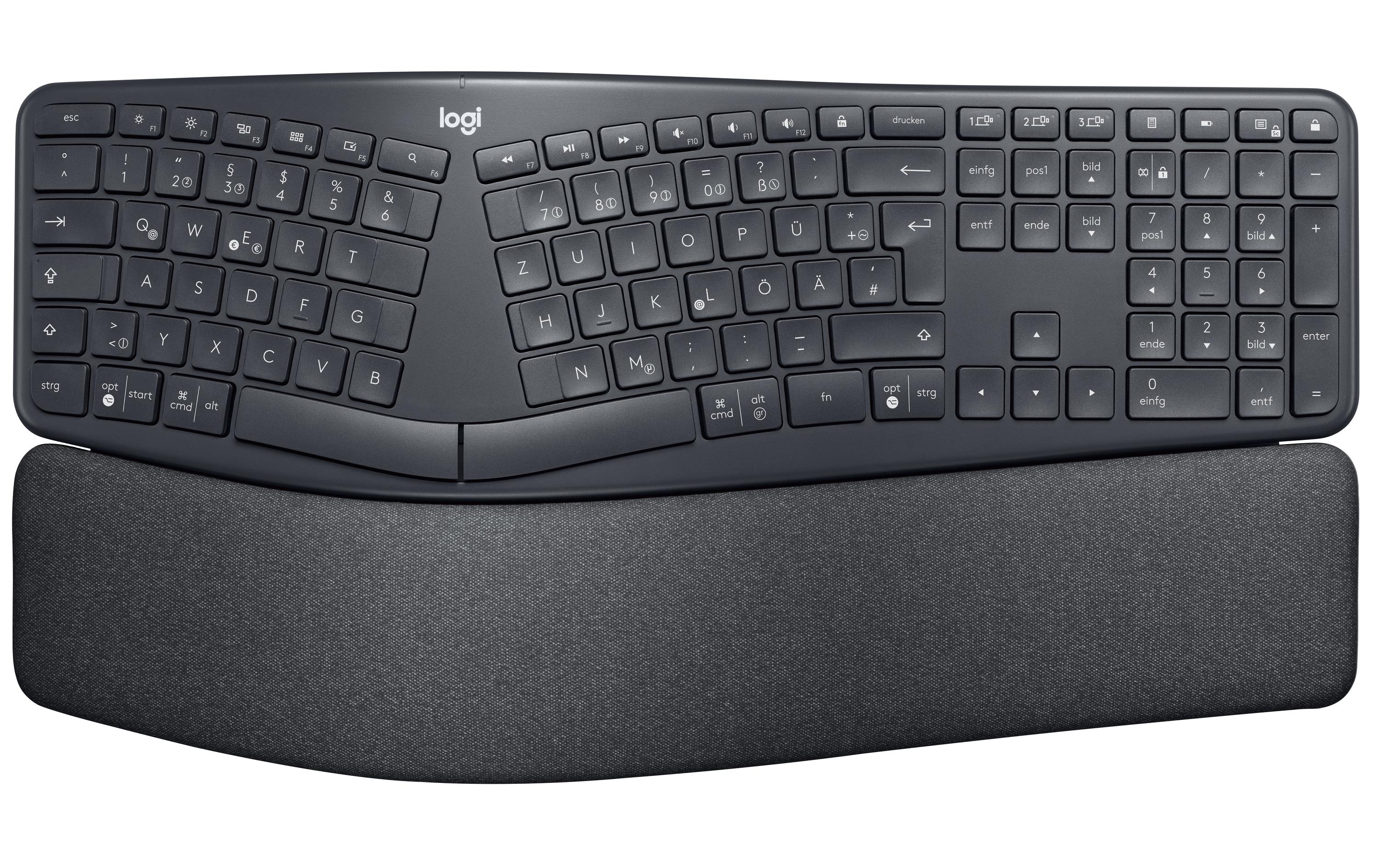 Tastatur Ergo K860Ergonomische und kabellose Tastatur