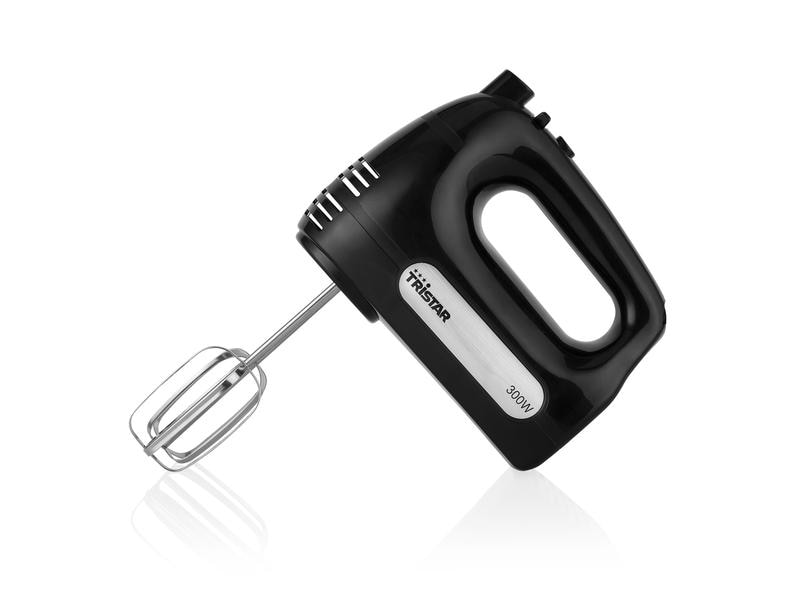 Tristar Handmixer MX-4201 Schwarz Handmixer mit 6 Geschwindigkeitseinstellungen