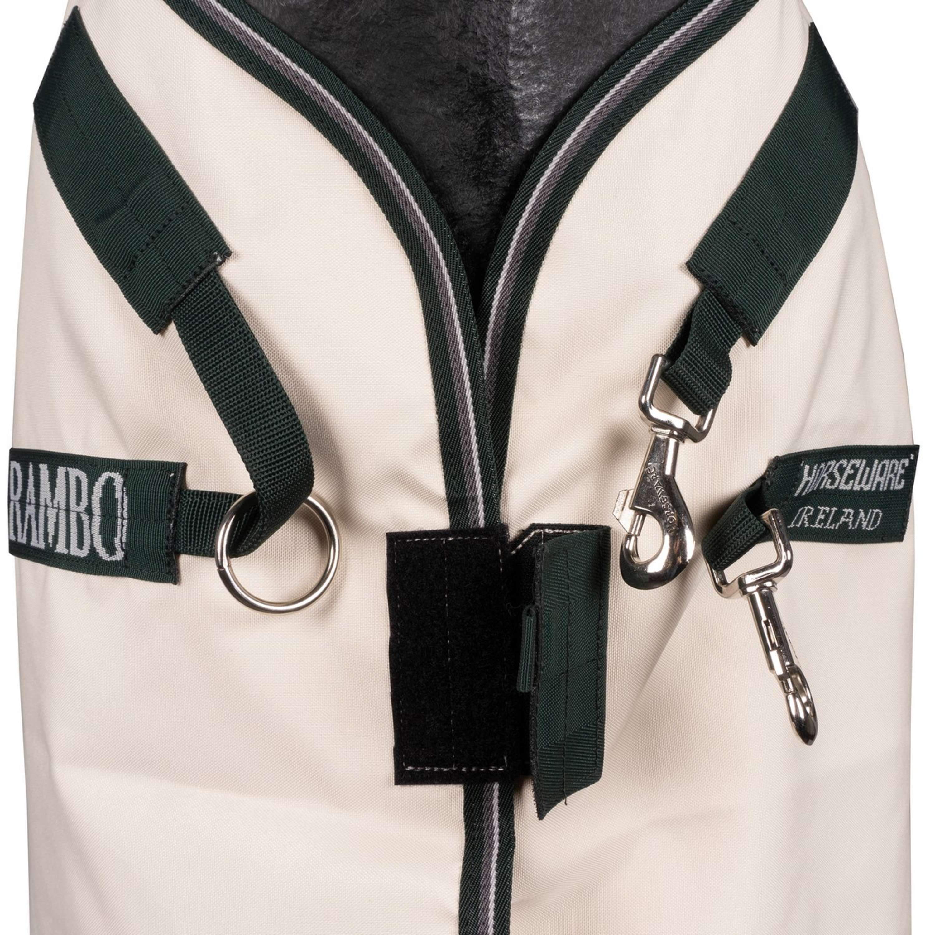 Rambo Hoody Chalk/Hunter Green/Silver