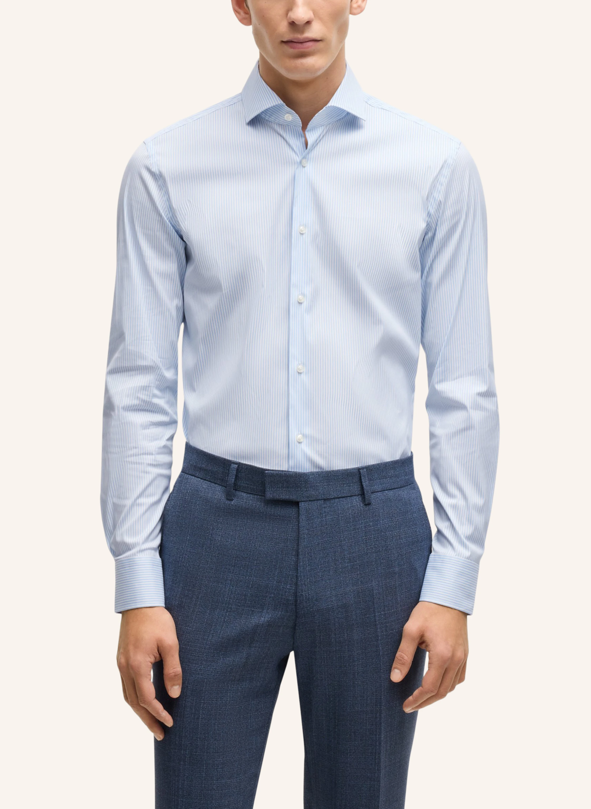 BOSS Business Hemd P-HANK-SPREAD-C1-222 Slim Fit