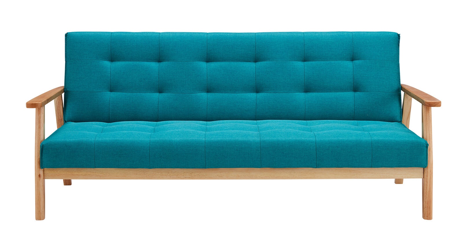 Schlafsofa petrol Strukturstoff