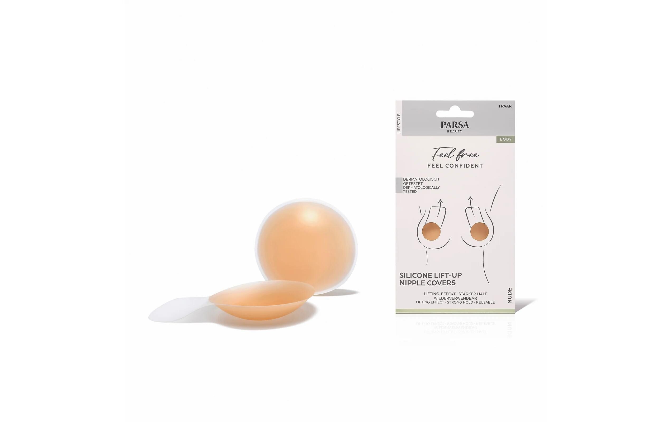 Silikon Lift up Nippel Pads nude 2 StückUnsichtbarer Halt für jedes Outfit