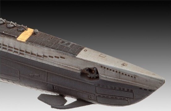 Revell - German Submarine Type Vii C/41 Ubåd Byggesæt - 1:350 - Level 4 - 05154