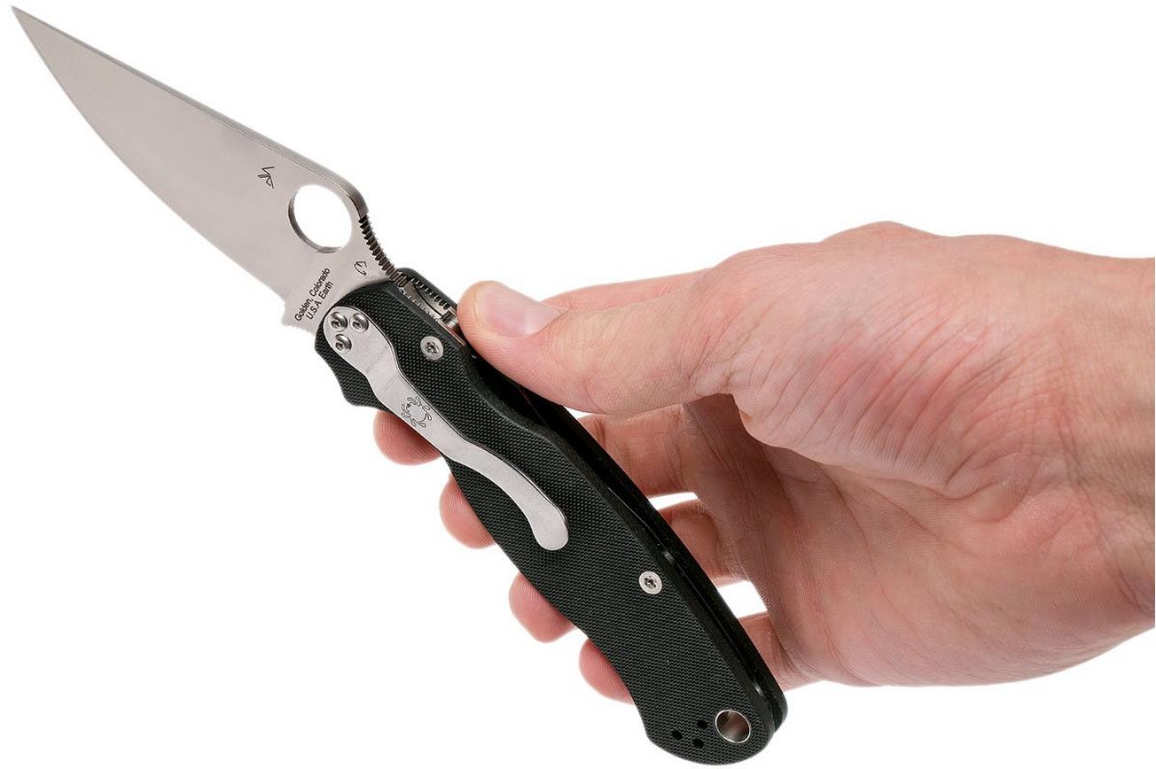 Spyderco Paramilitary 2 Linkshandig C81GPLE2 zakmes