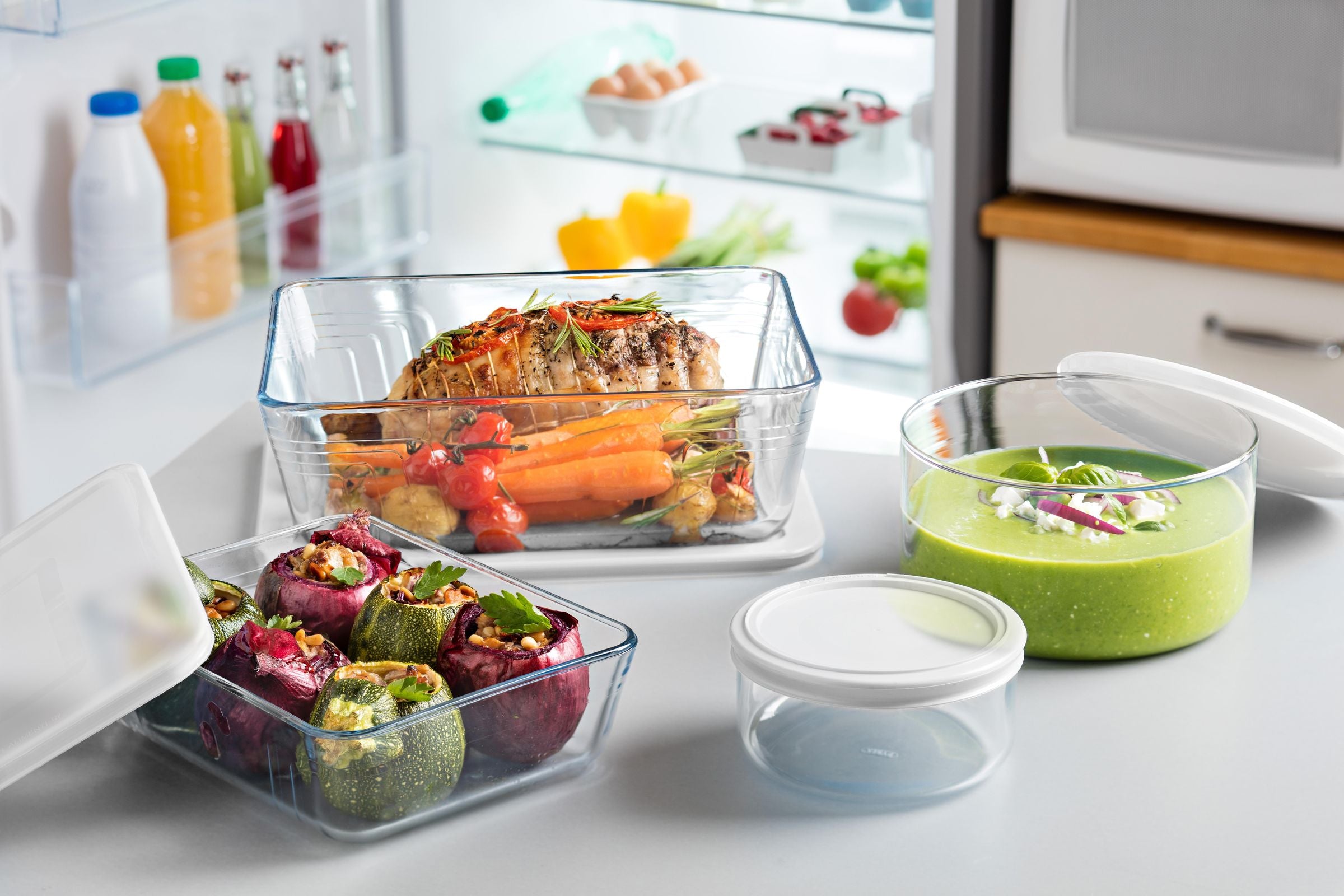 Pyrex Cooking & Storage All in One - Met Deksel - 25 x 20 cm - 2.6 l
