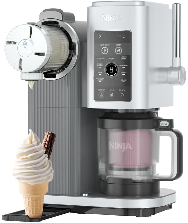 Ninja Swirl fra CREAMi ismaskine NC701EU (platinsølv)