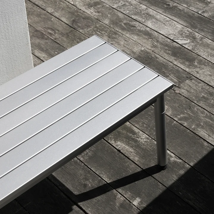 Normann Copenhagen - Ex Gartenbank, 173 x 42 cm, Aluminium