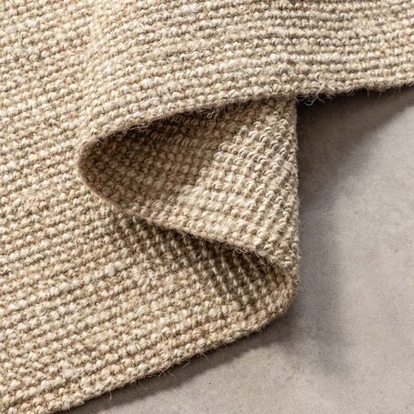 Handgeweven Jute Vloerkleed - Crème