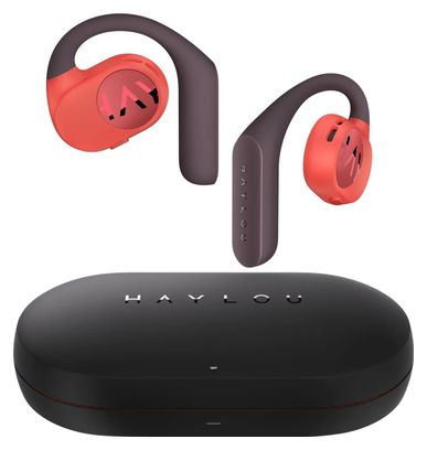 Ecouteurs à conduction osseuse HAYLOU PurFree OW01 Bluetooth Rouge