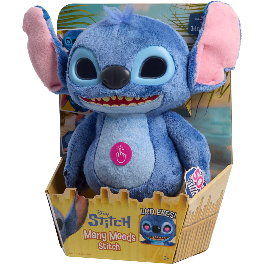Køb Disney Stitch Movie Emotive Eye Feature Plys 27 Cm