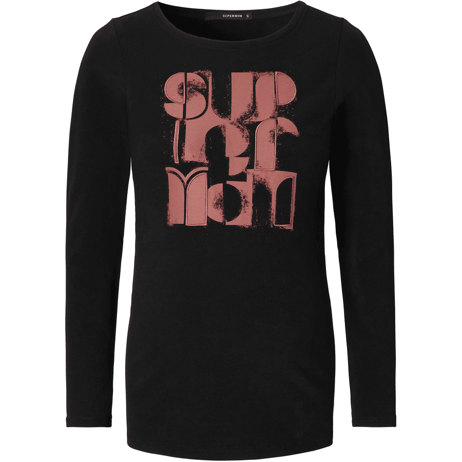 SUPERMOM Langarmshirt Cortez Black