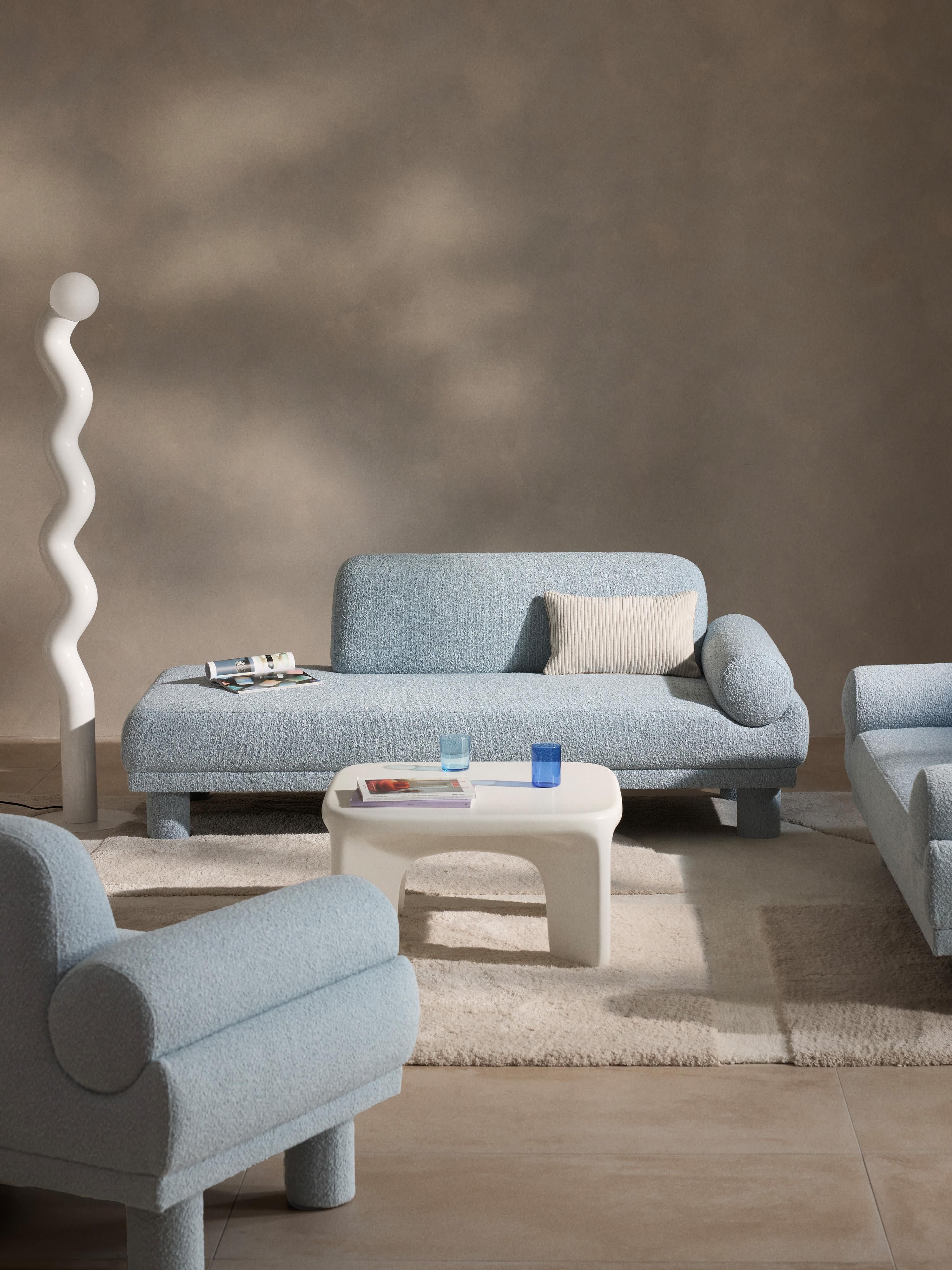 Bouclé chaise longue Lilo