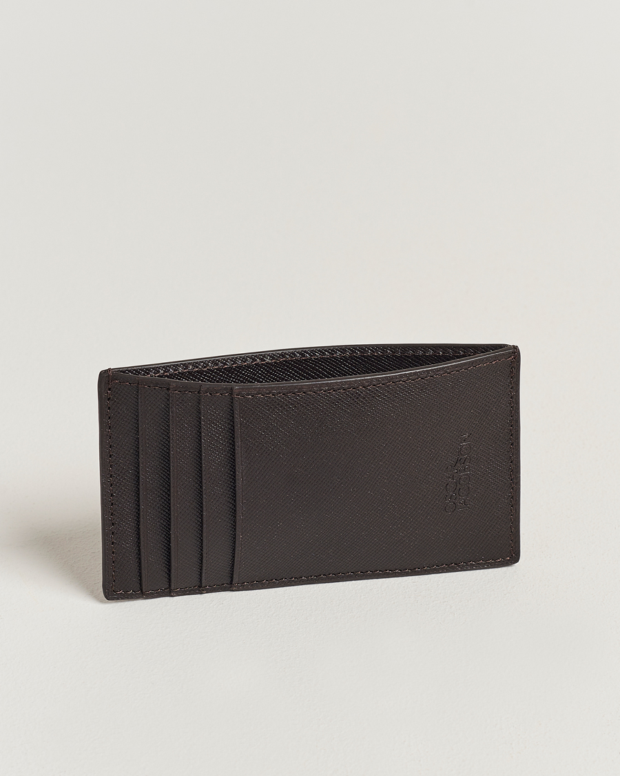 Oscar Jacobson Card Holder Leather Forastero Brown