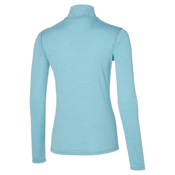 T-shirt running MIZUNO IMPULSE CORE LS HZ SHIRT WOS MILKY BLUE