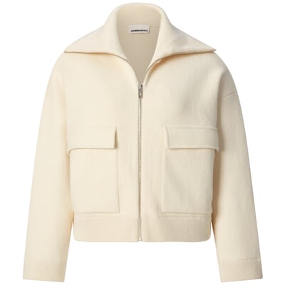 Damen-Hüftjacke, Naturweiß