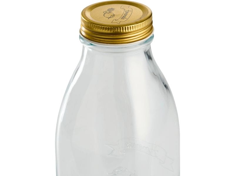 Schou Einmachflasche 1 l, 1 Stück Glasflasche mit Schraubdeckel