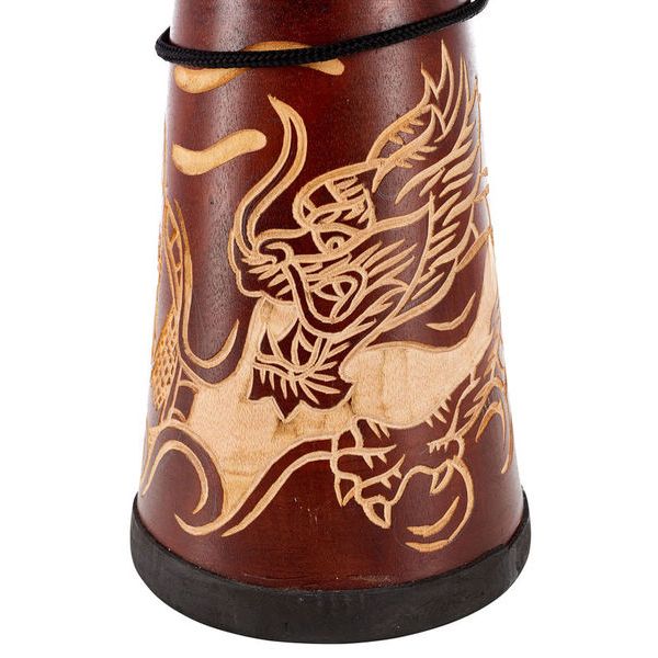 Terre Djembe Carved Dragon 50cm
